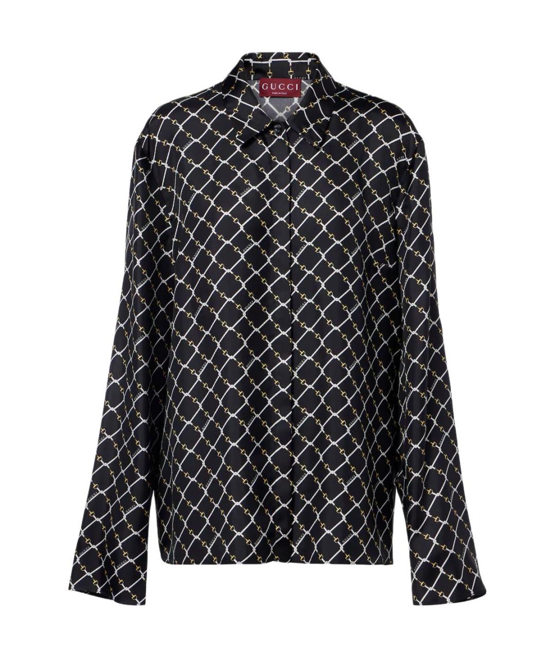 GUCCI Черная рубашка, фото 1