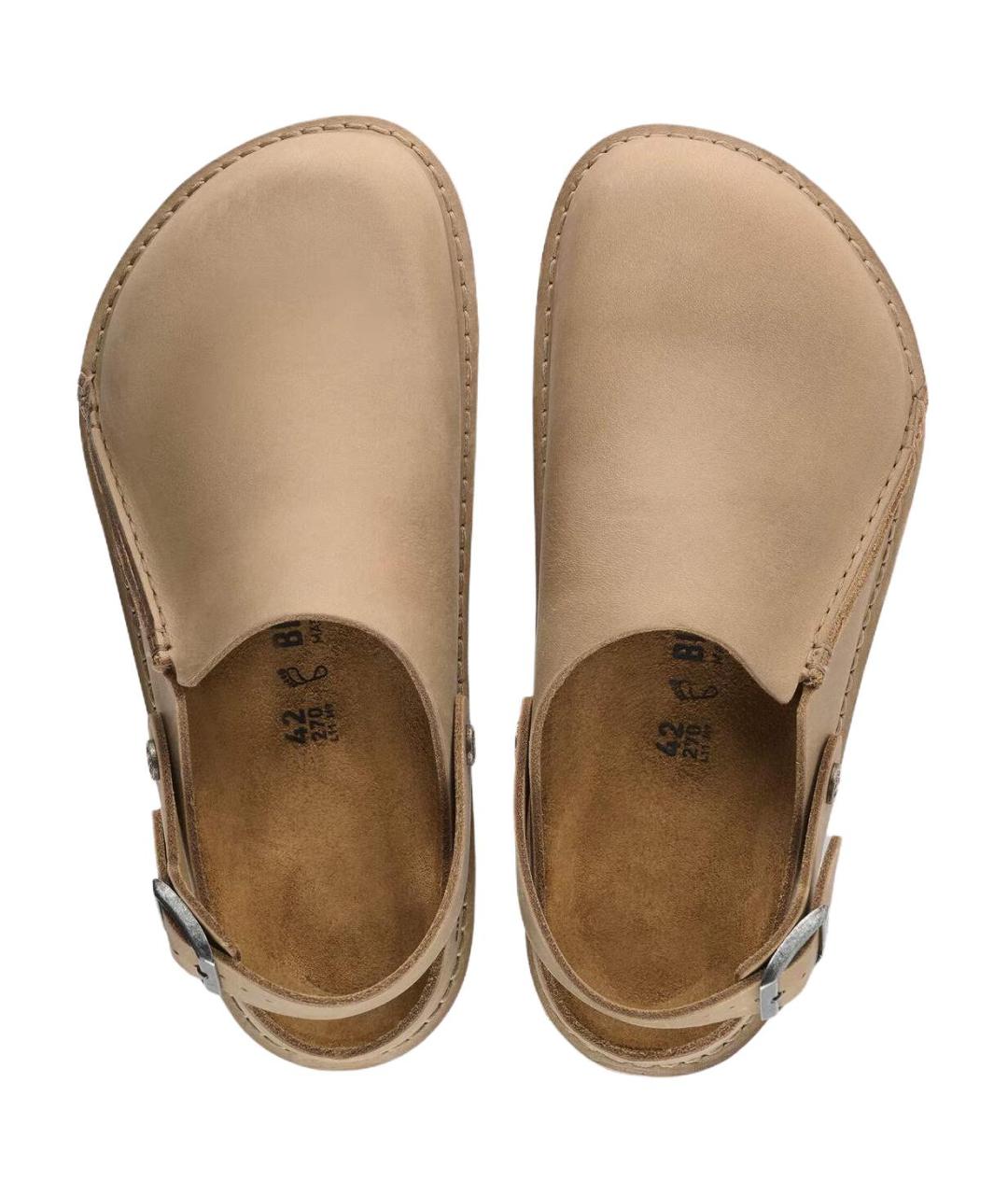 BIRKENSTOCK Коричневые замшевые мюли, фото 3