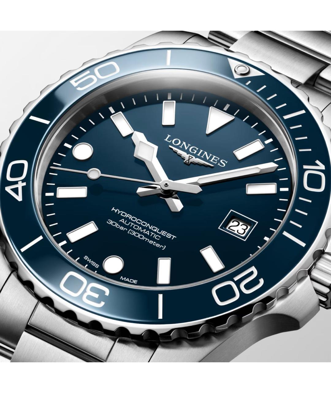 LONGINES Синие часы, фото 2