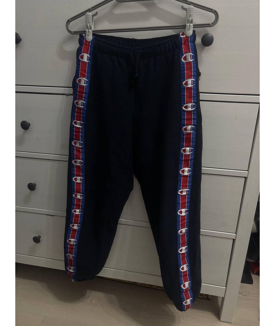 VETEMENTS Черные хлопковые повседневные брюки, фото 4