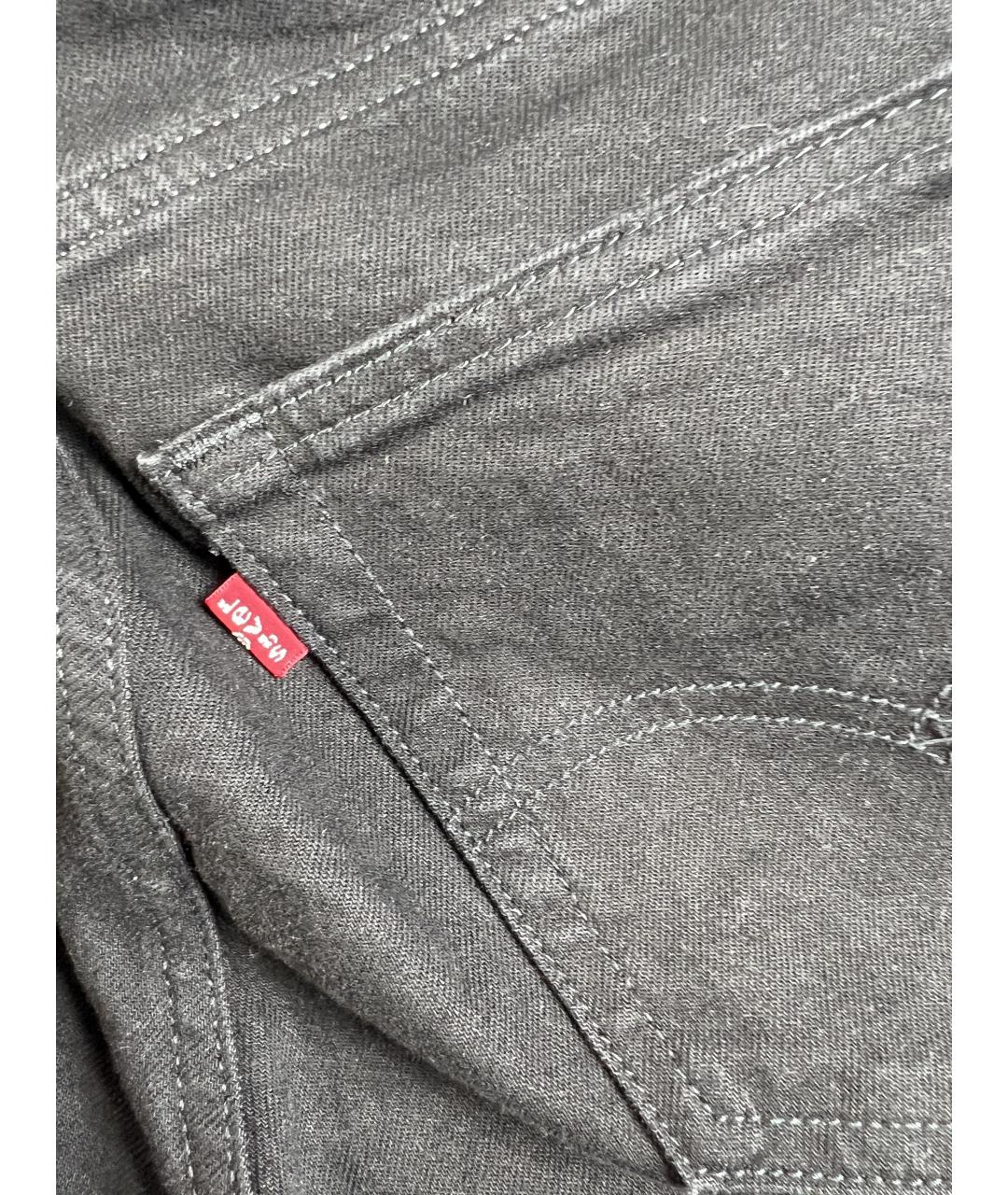 LEVI'S Черные хлопковые шорты, фото 7