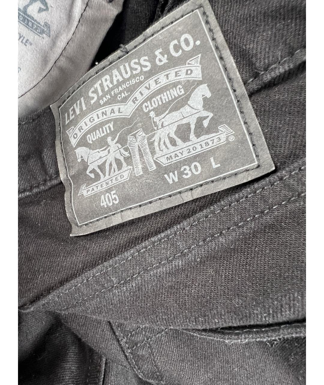 LEVI'S Черные хлопковые шорты, фото 5