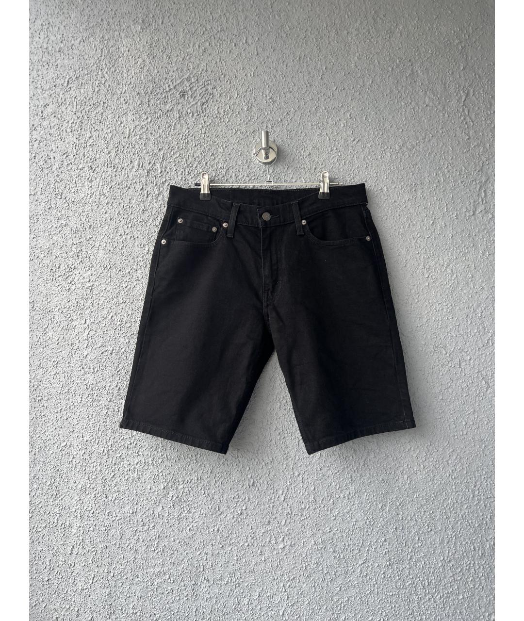 LEVI'S Черные хлопковые шорты, фото 8