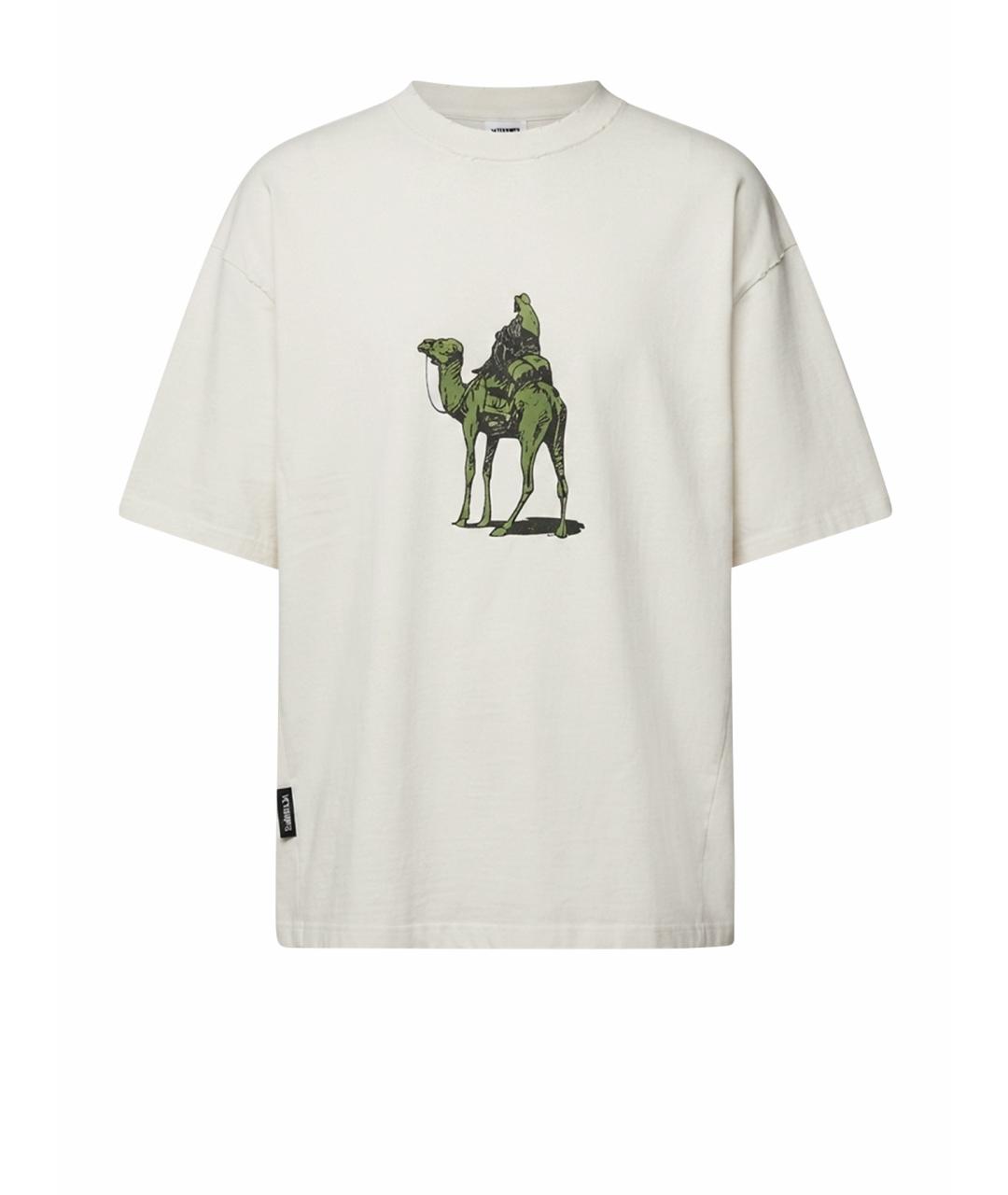 VETEMENTS Белая хлопковая футболка, фото 1