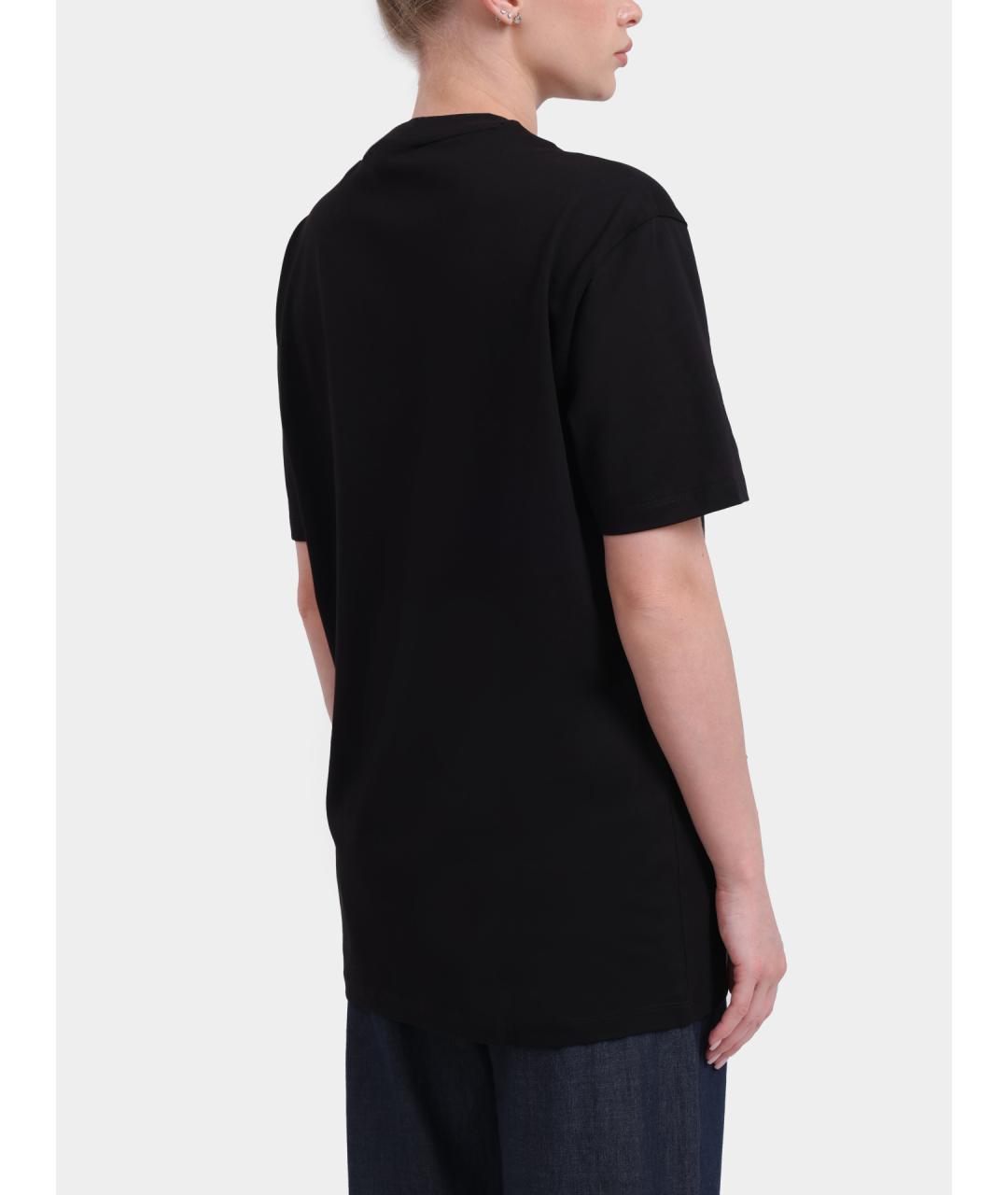 ARMANI EXCHANGE Черная хлопковая футболка, фото 5