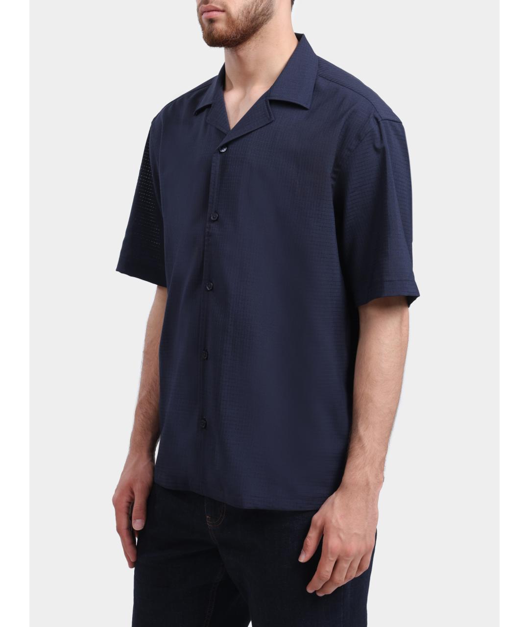HUGO BOSS Темно-синяя кэжуал рубашка, фото 3
