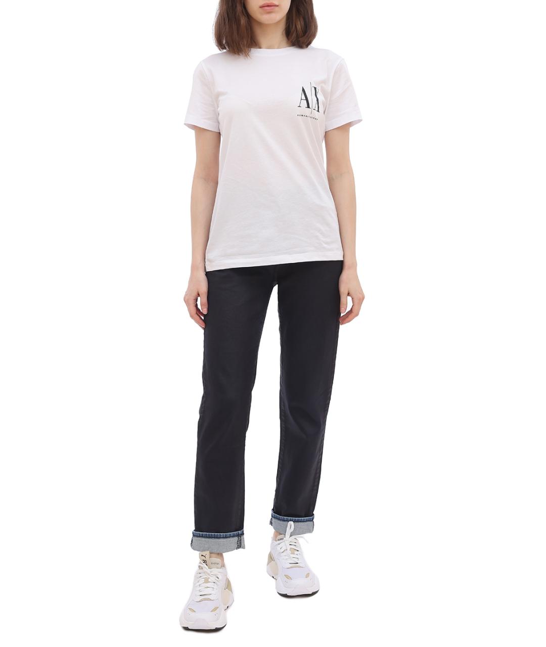 ARMANI EXCHANGE Черные прямые джинсы, фото 2