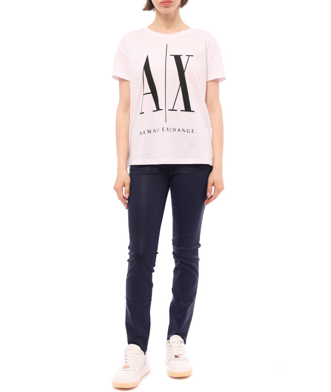ARMANI EXCHANGE Темно-синие прямые джинсы, фото 2