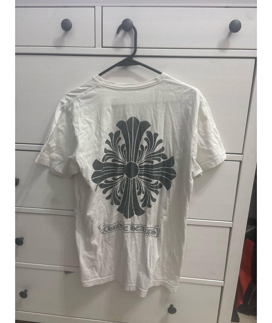 CHROME HEARTS Белая хлопковая футболка, фото 2