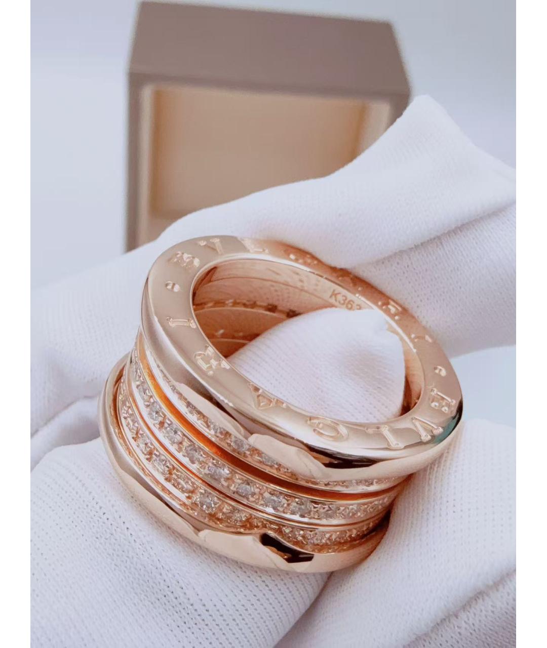 BVLGARI Золотое кольцо из розового золота, фото 5