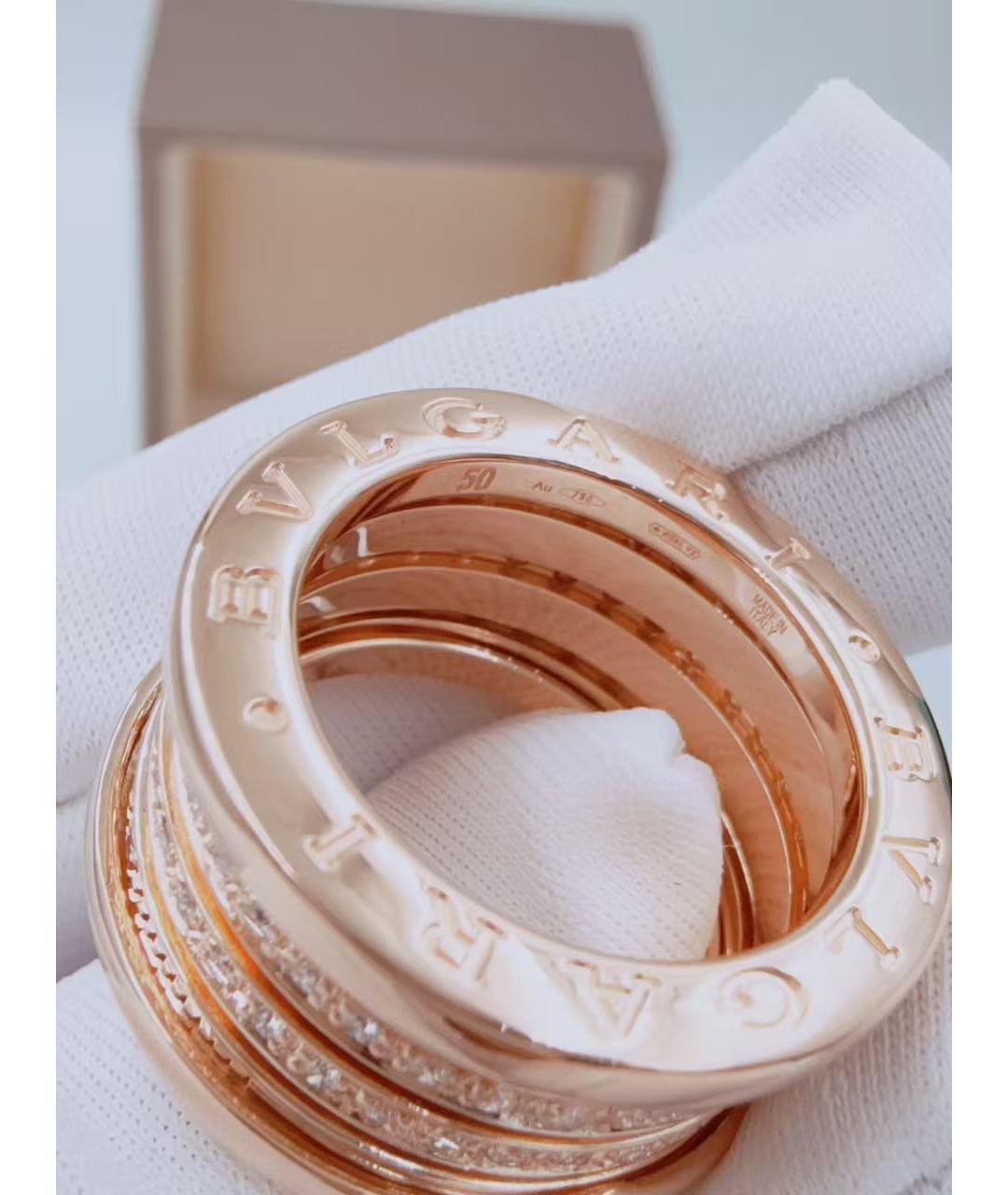 BVLGARI Золотое кольцо из розового золота, фото 4