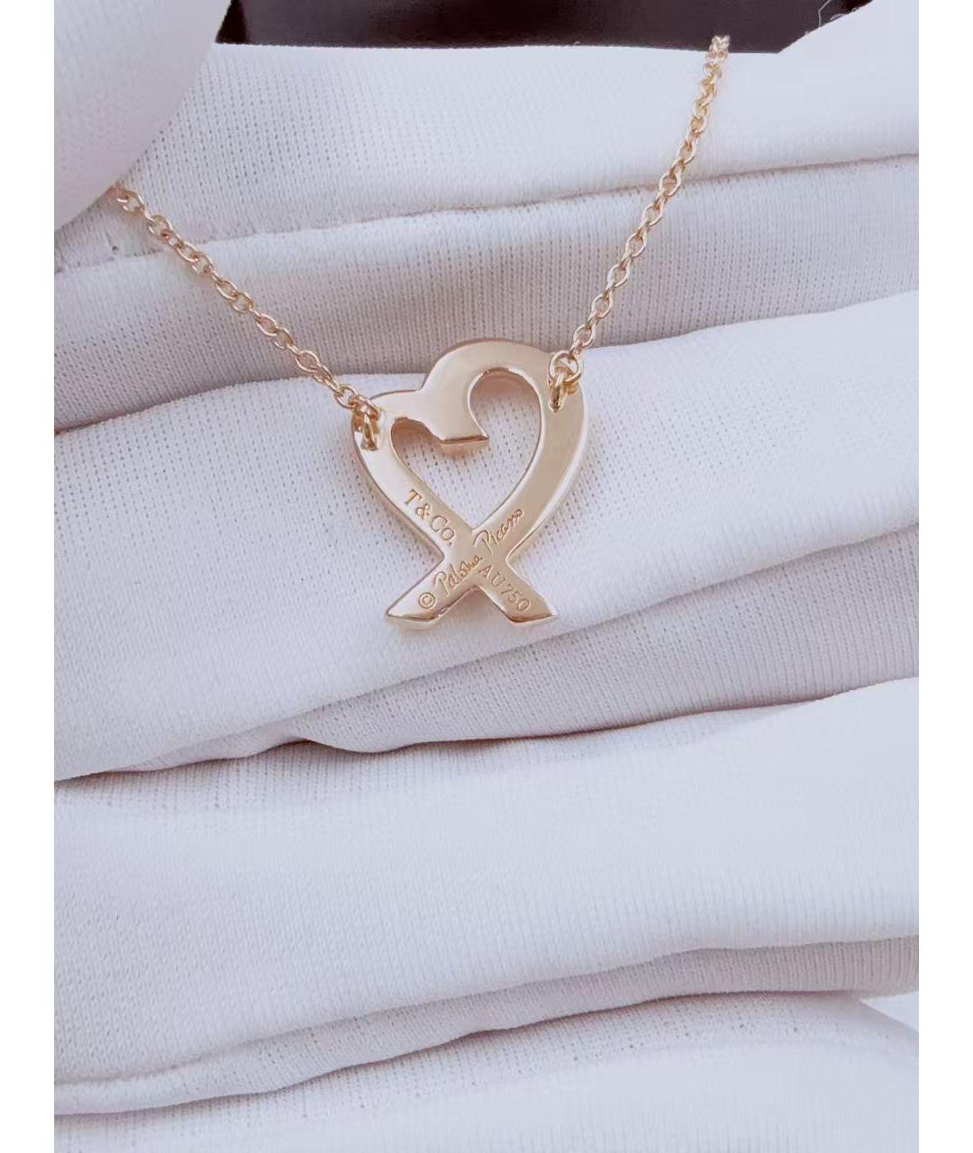 TIFFANY&CO Золотое колье из розового золота, фото 4