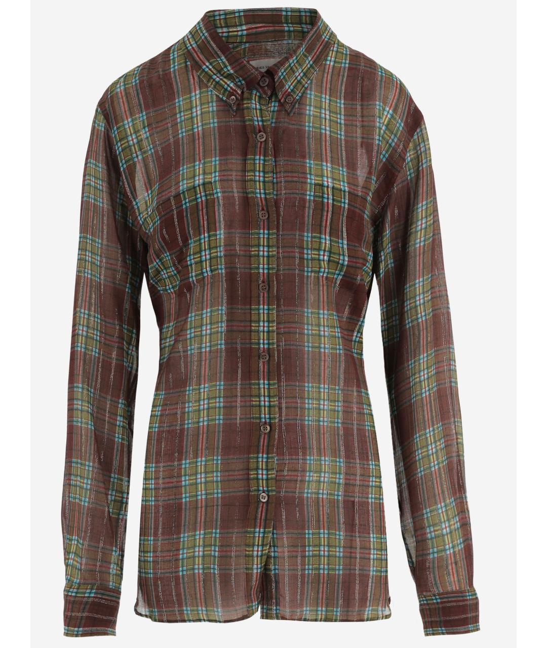 DRIES VAN NOTEN Мульти вискозная рубашка, фото 4