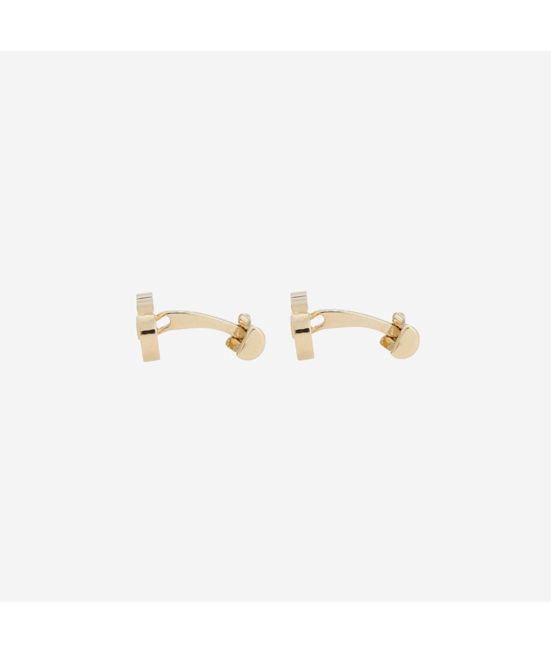 FERRAGAMO Золотые металлические запонки, фото 2