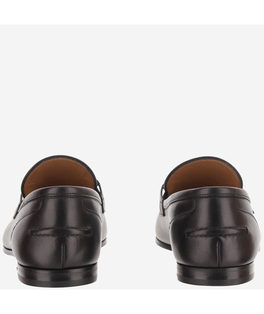 GUCCI Черные кожаные лоферы, фото 4