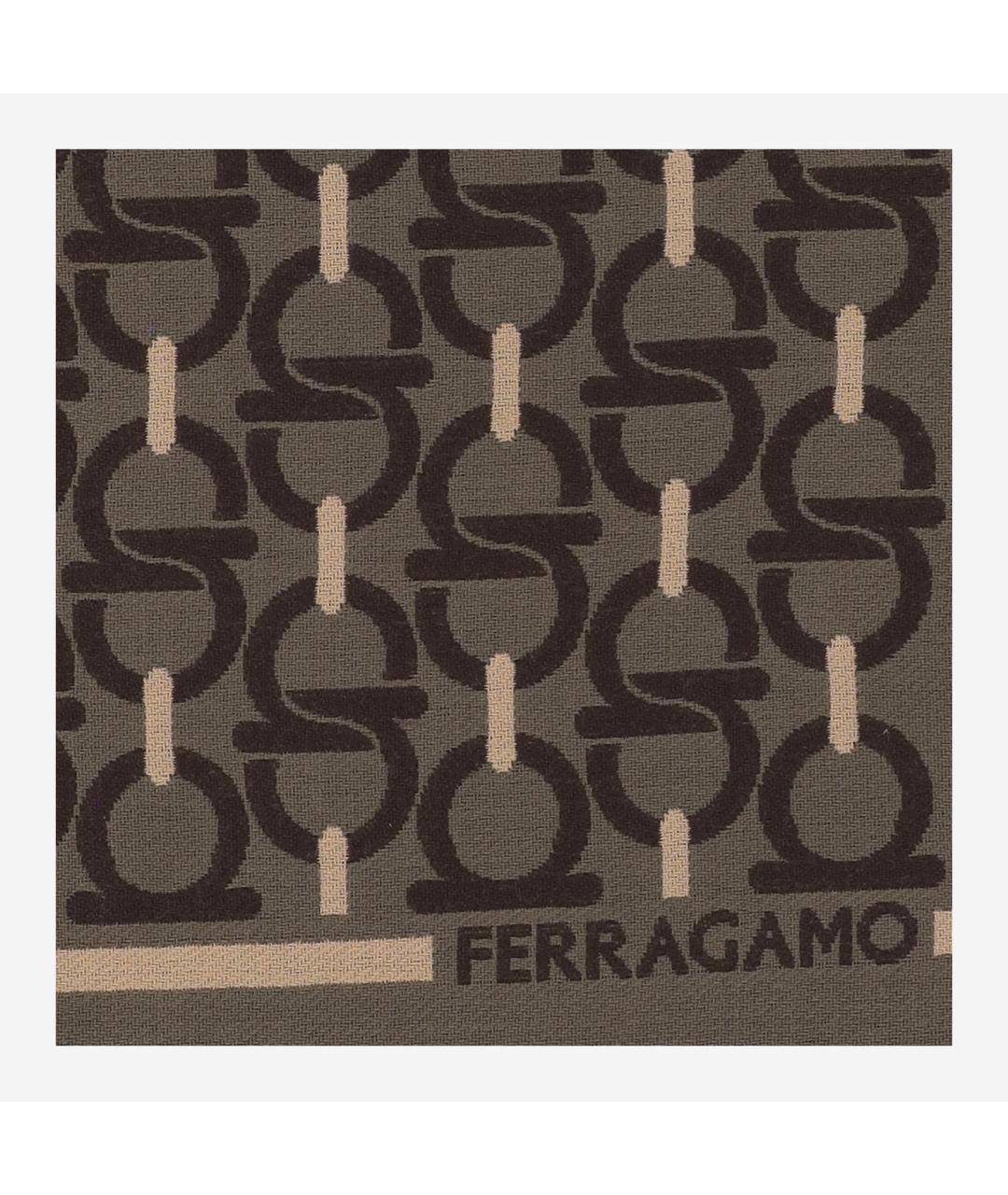 FERRAGAMO Мульти шерстяной шарф, фото 2