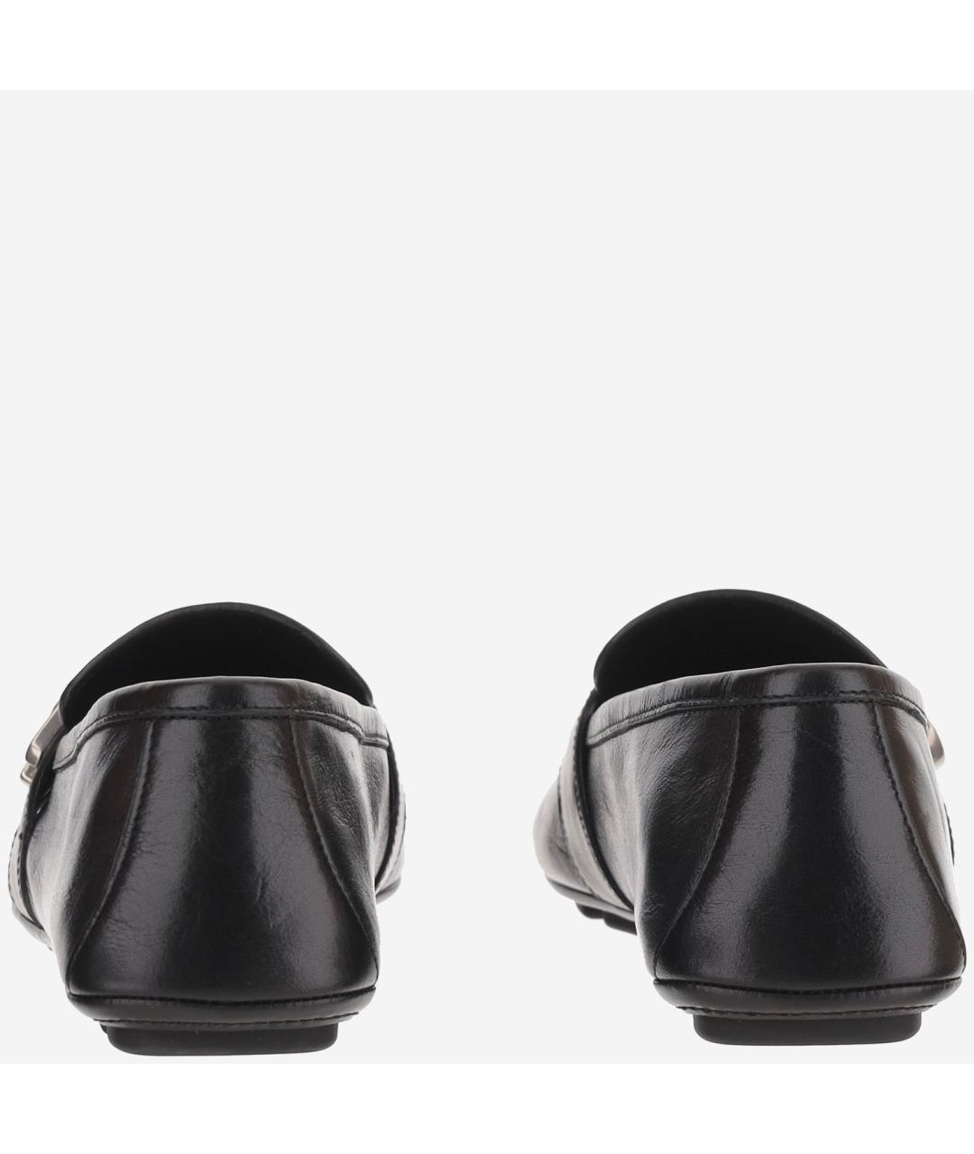 GUCCI Черные кожаные лоферы, фото 4