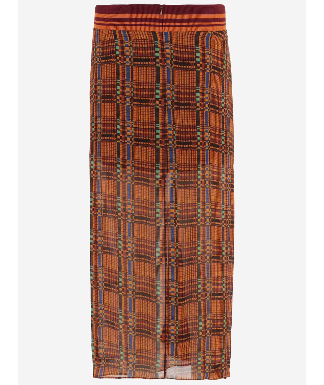 DRIES VAN NOTEN Мульти вискозная юбка миди, фото 2