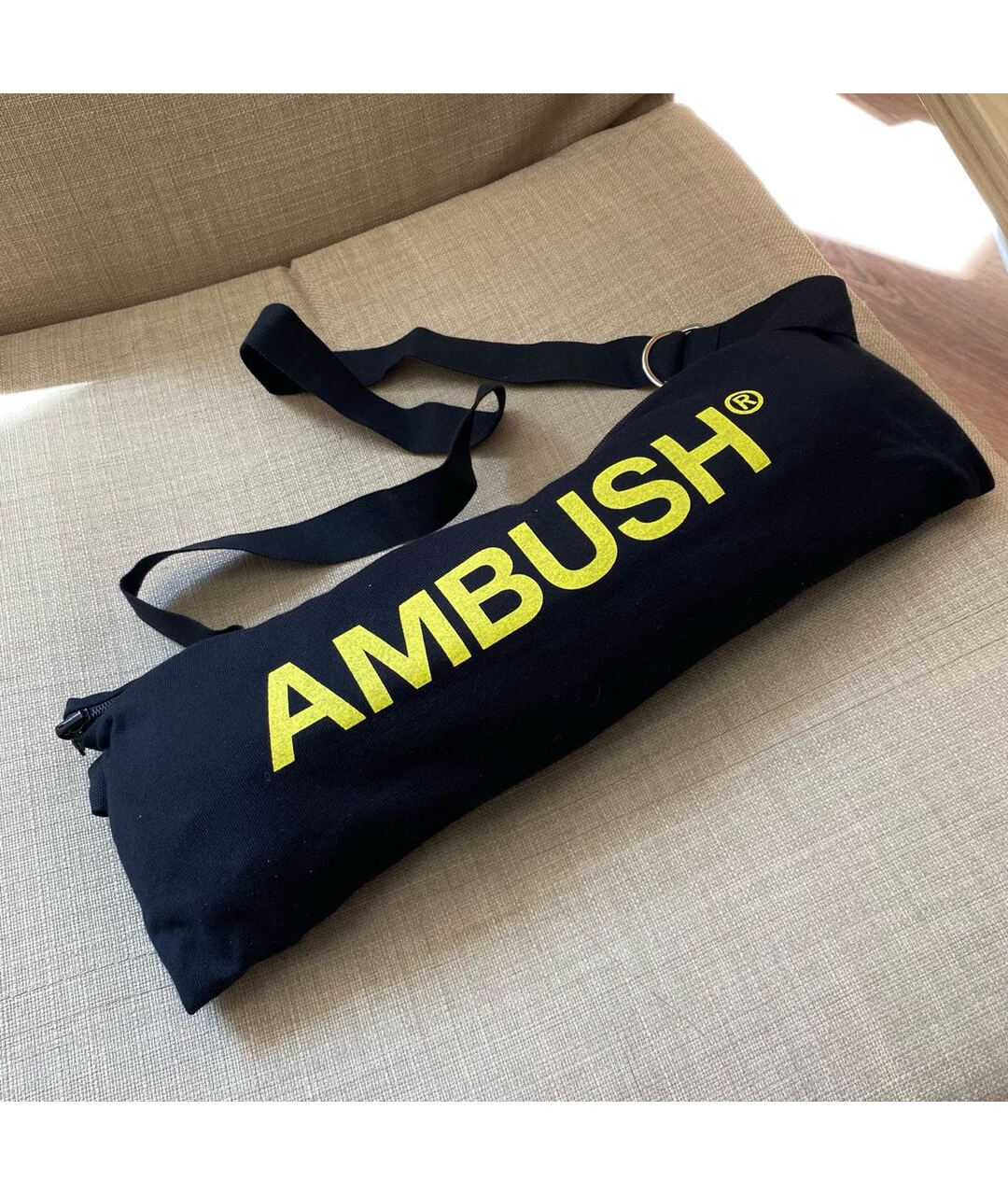 AMBUSH Черная хлопковая футболка, фото 8