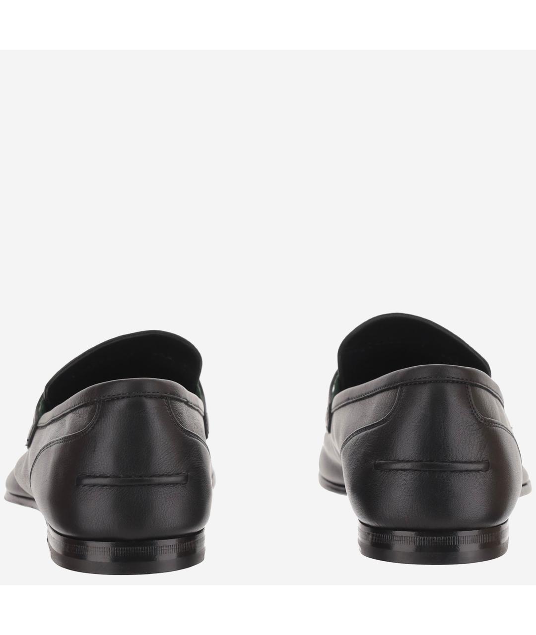 GUCCI Черные кожаные лоферы, фото 4