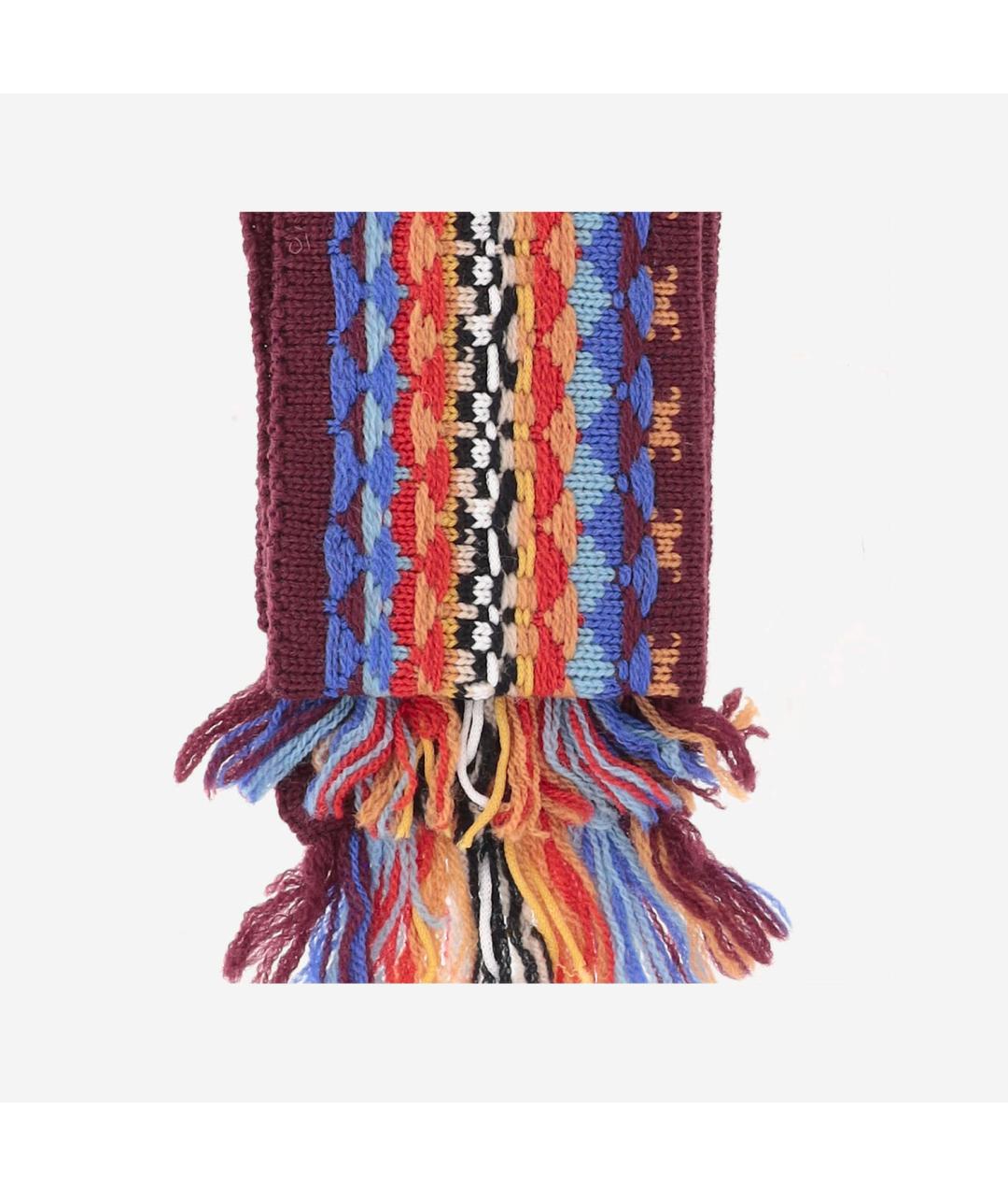 DRIES VAN NOTEN Мульти шерстяной шарф, фото 3