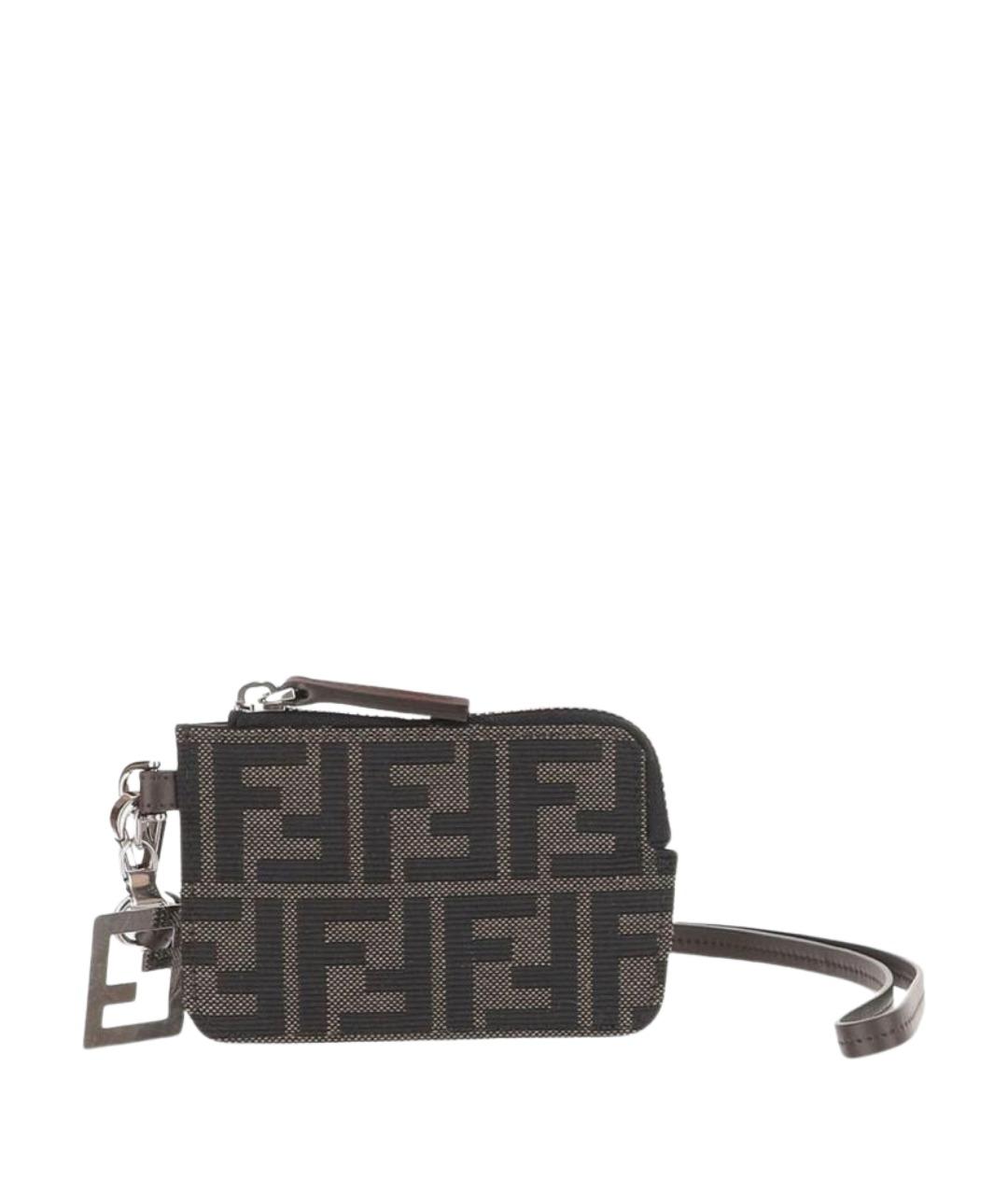 FENDI Коричневый кошелек, фото 1