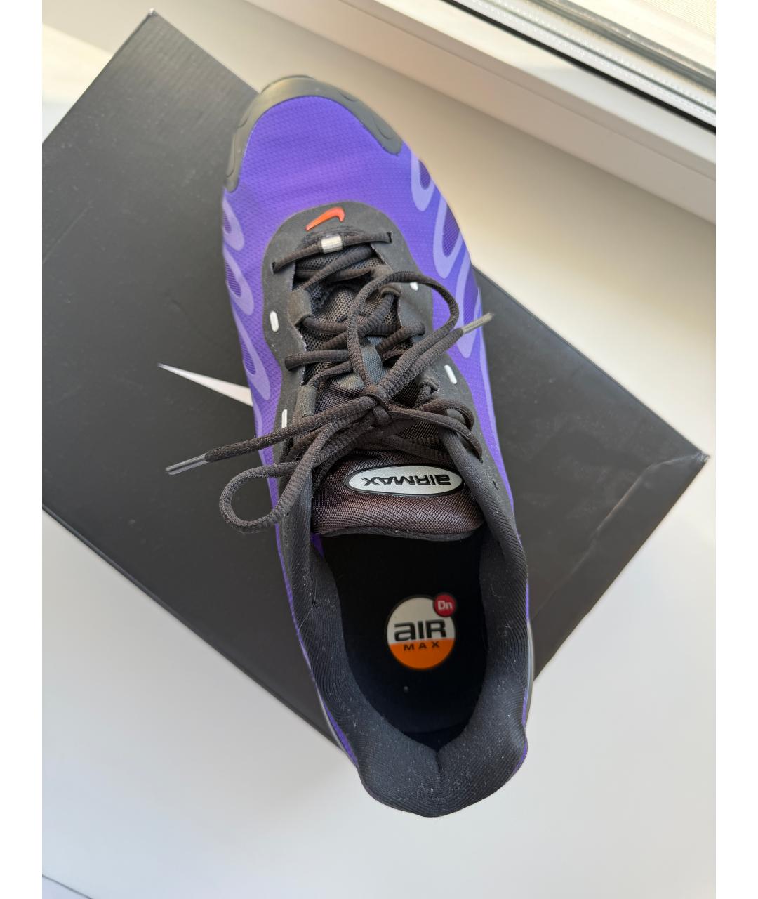 NIKE Фиолетовые текстильные низкие кроссовки / кеды, фото 2