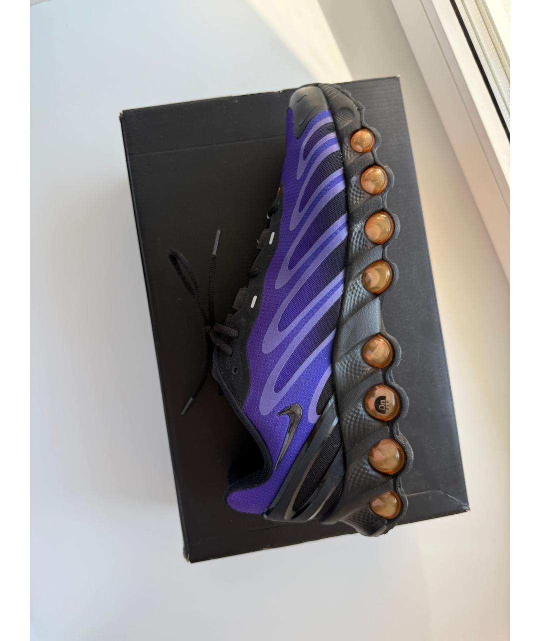 NIKE Фиолетовые текстильные низкие кроссовки / кеды, фото 4