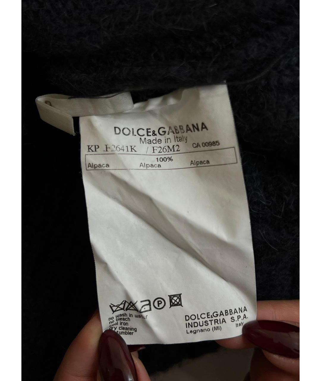 DOLCE&GABBANA Черный джемпер / свитер, фото 8