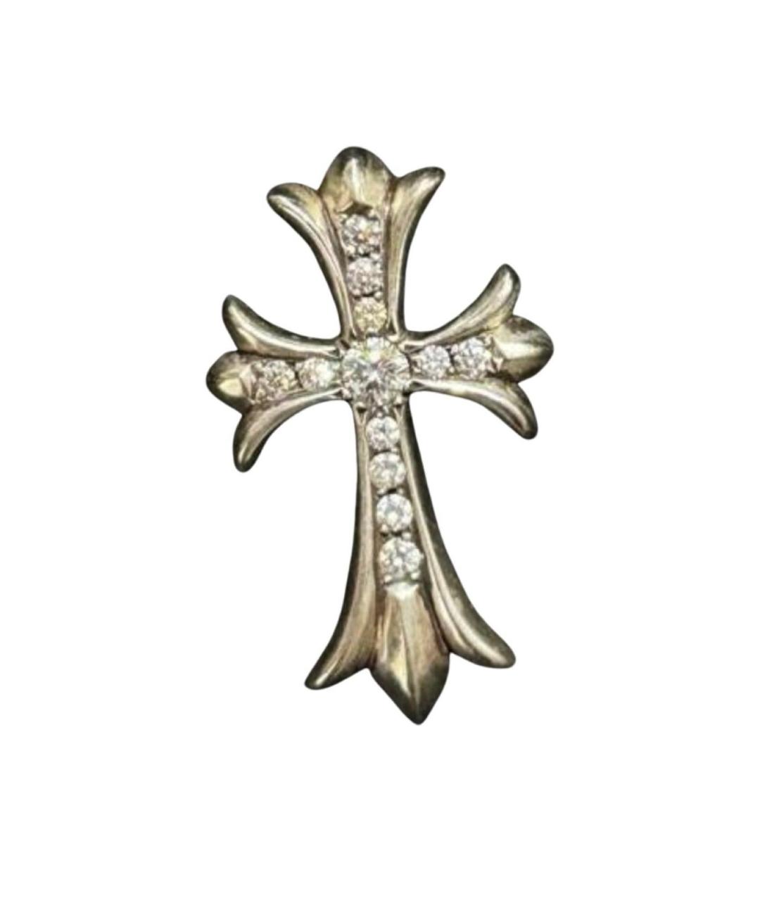 CHROME HEARTS Белая подвеска из белого золота, фото 3