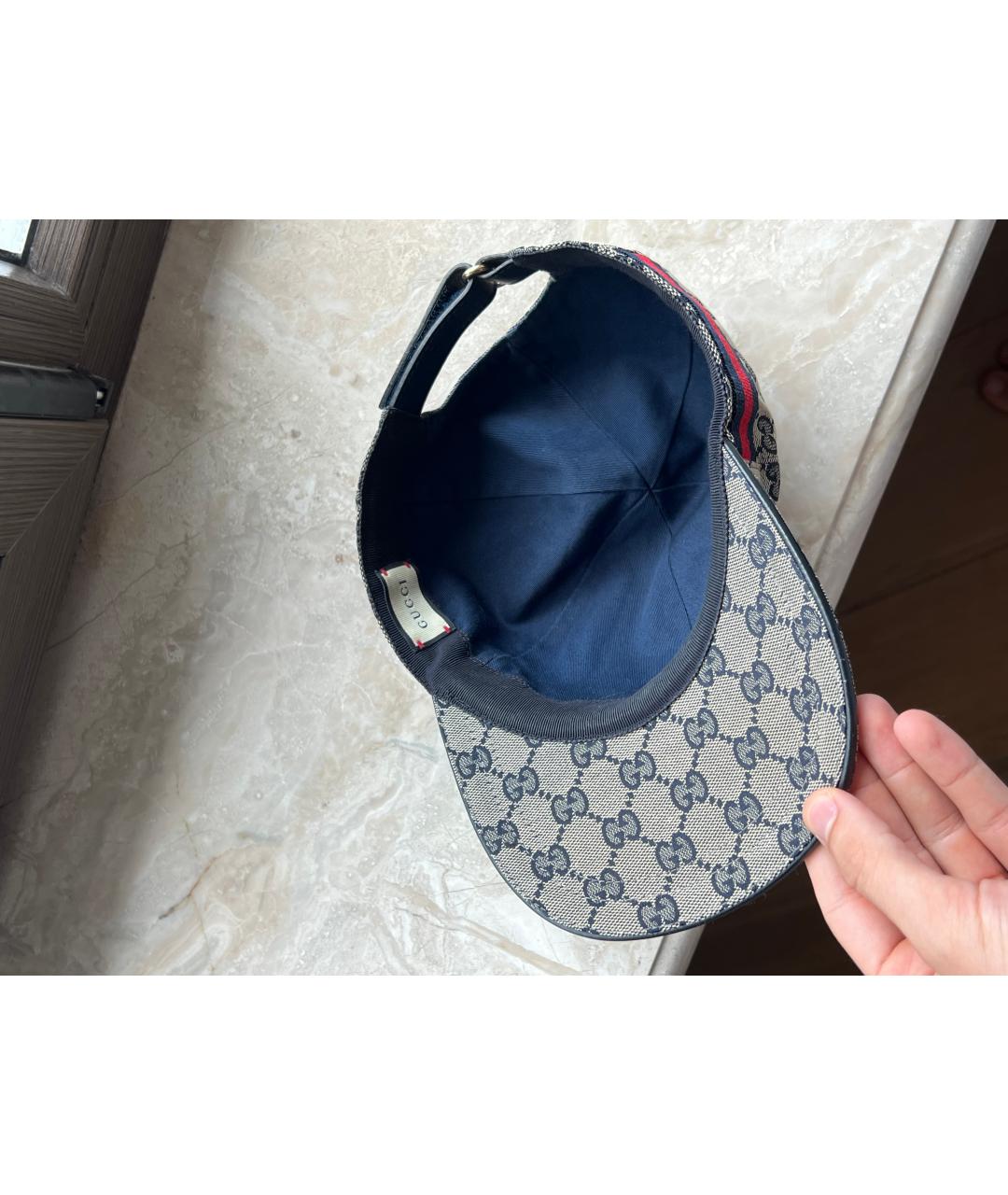 GUCCI Бежевая хлопковая кепка/бейсболка, фото 5