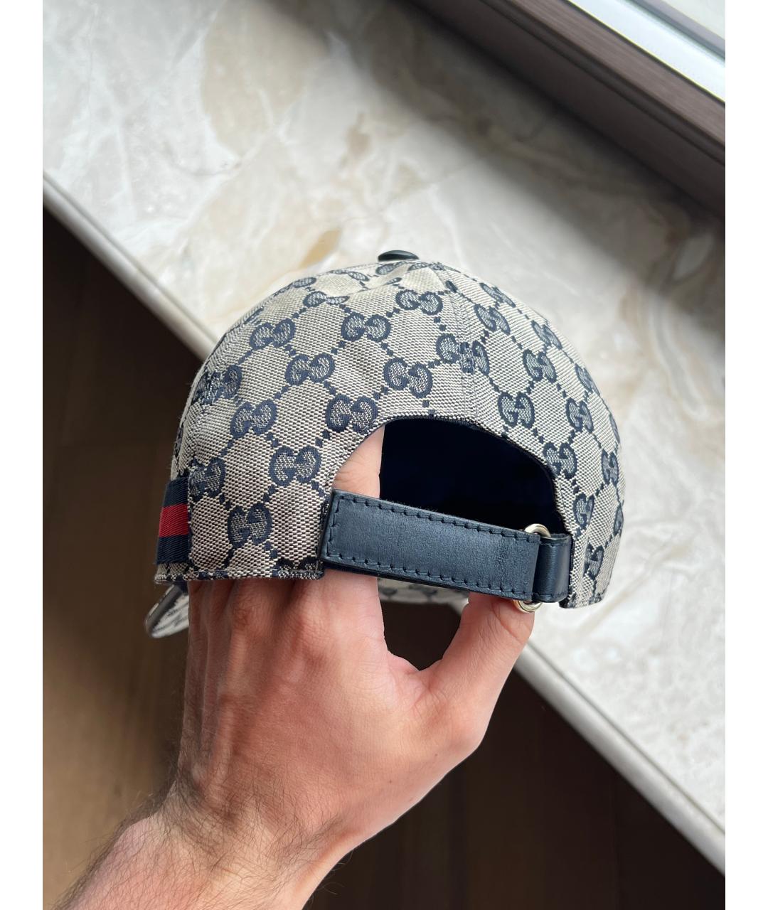 GUCCI Бежевая хлопковая кепка/бейсболка, фото 4