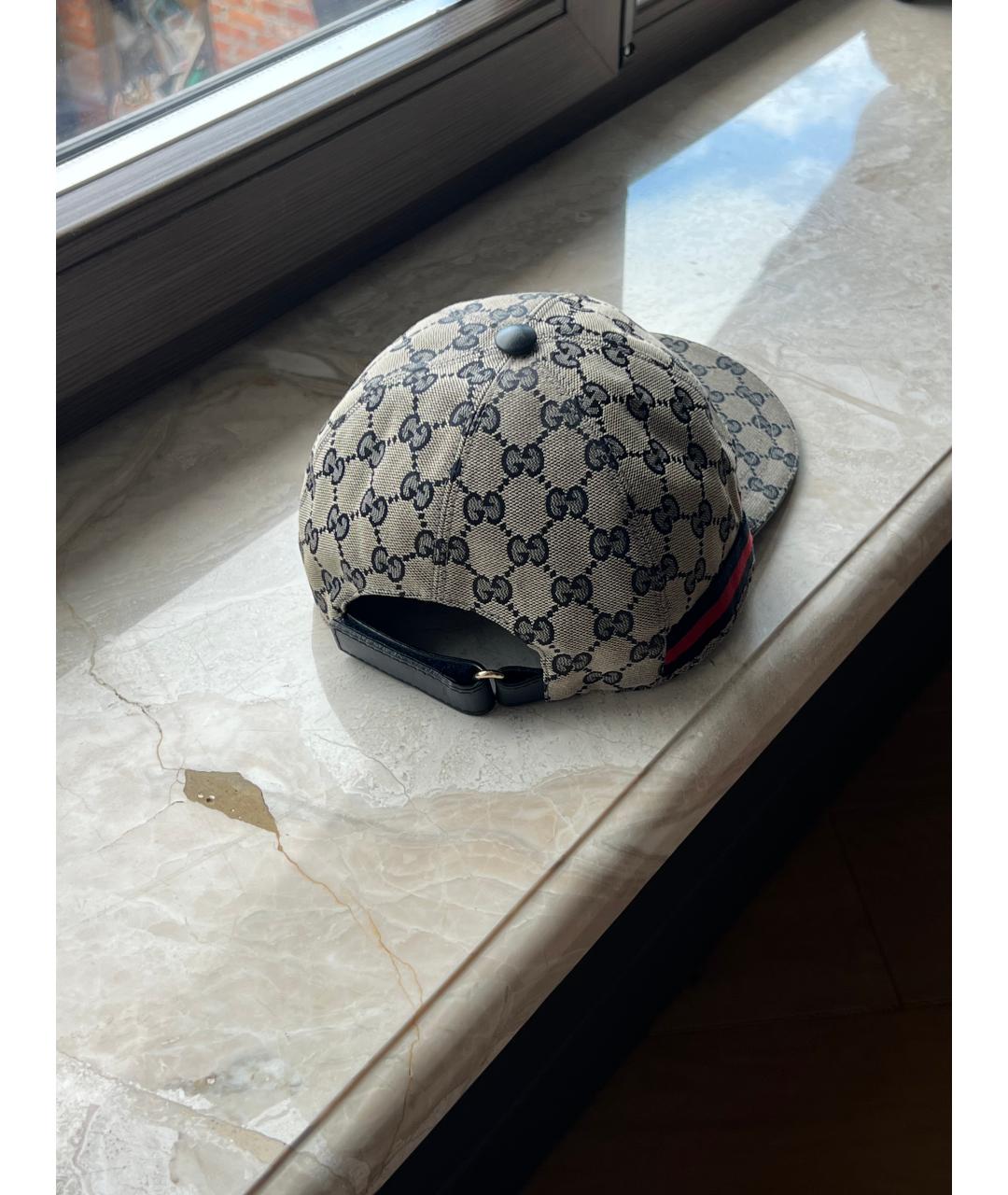 GUCCI Бежевая хлопковая кепка/бейсболка, фото 3