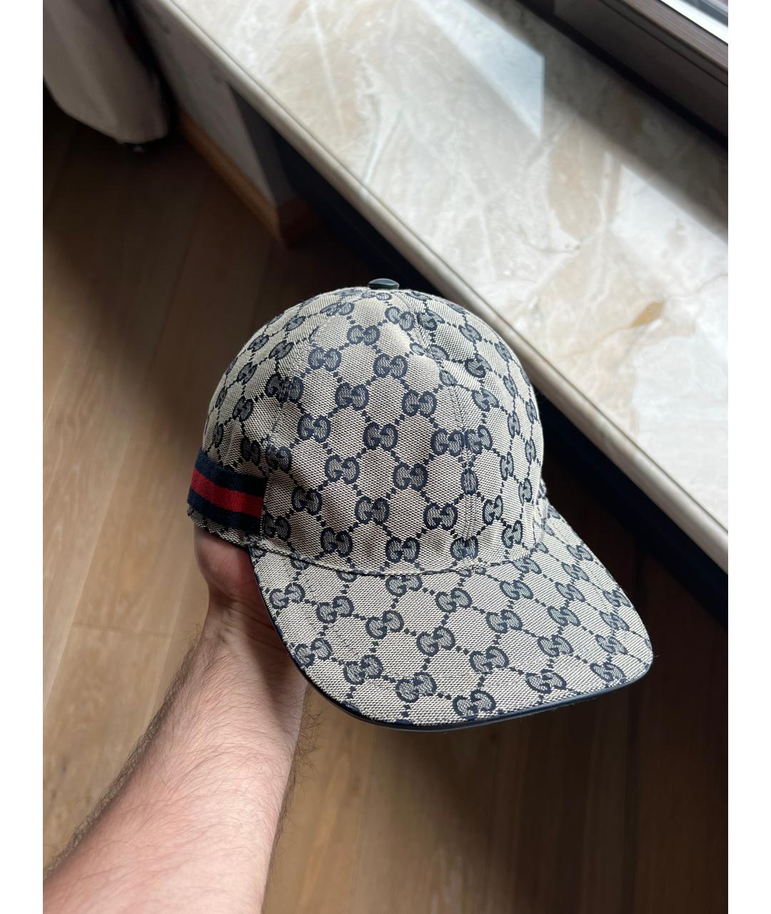 GUCCI Бежевая хлопковая кепка/бейсболка, фото 2