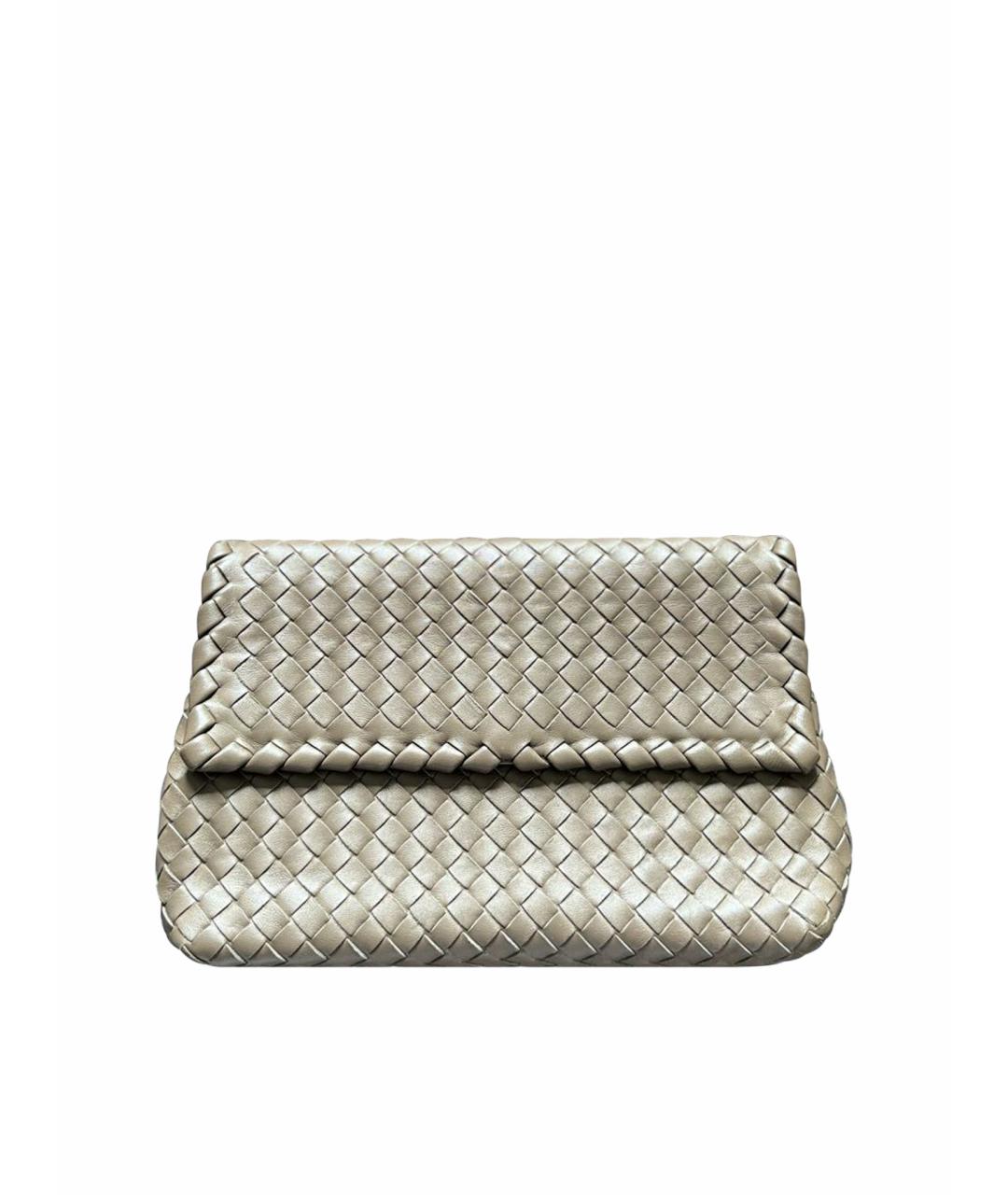 BOTTEGA VENETA Бежевая кожаная сумка через плечо, фото 1