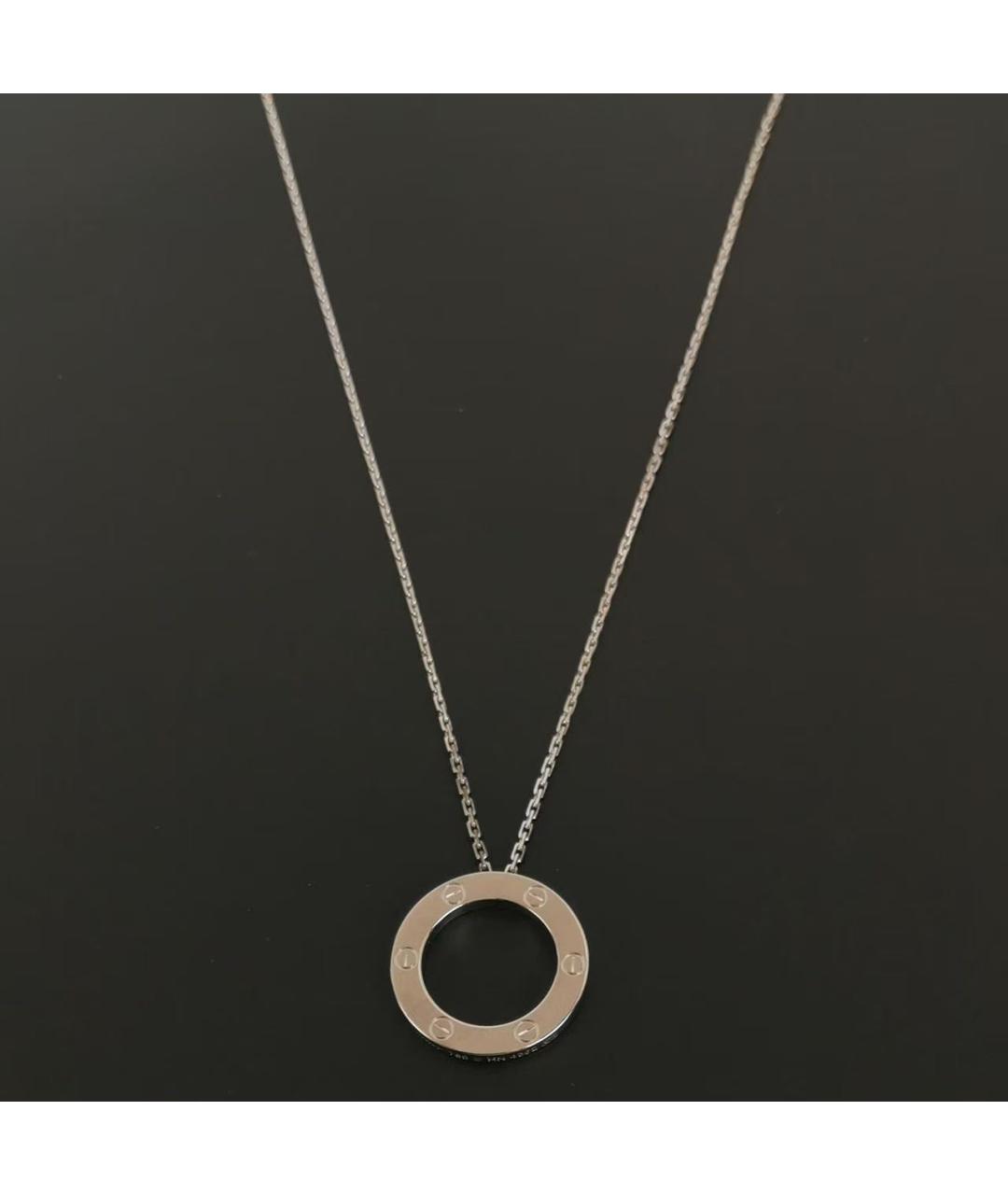 CARTIER Серебряная подвеска из белого золота, фото 4
