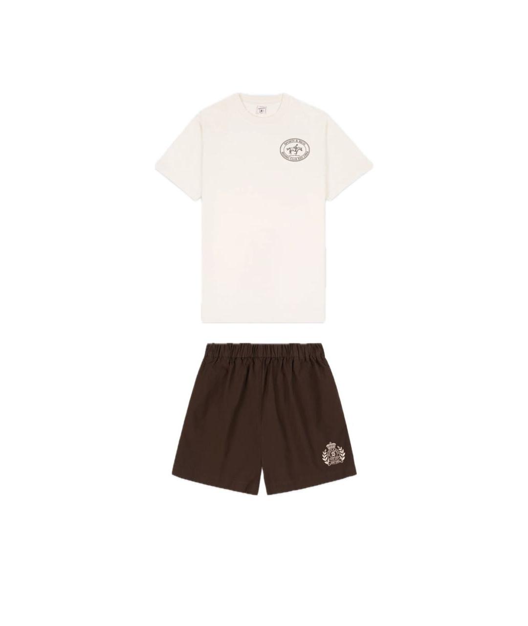 SPORTY AND RICH Мульти хлопковый спортивные костюмы, фото 9