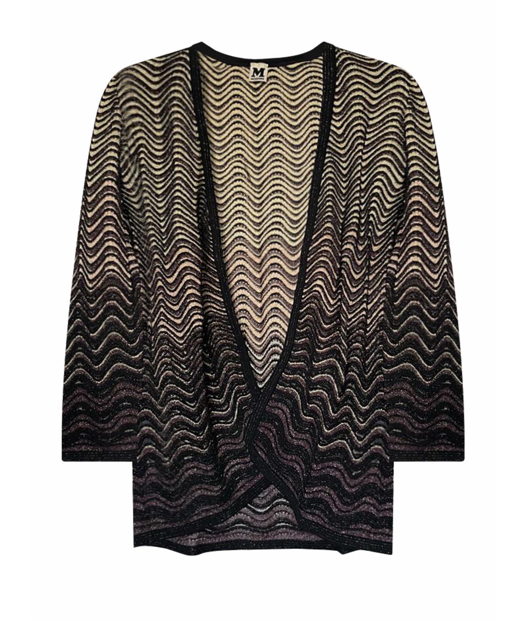 M MISSONI Черный вискозный кардиган, фото 1