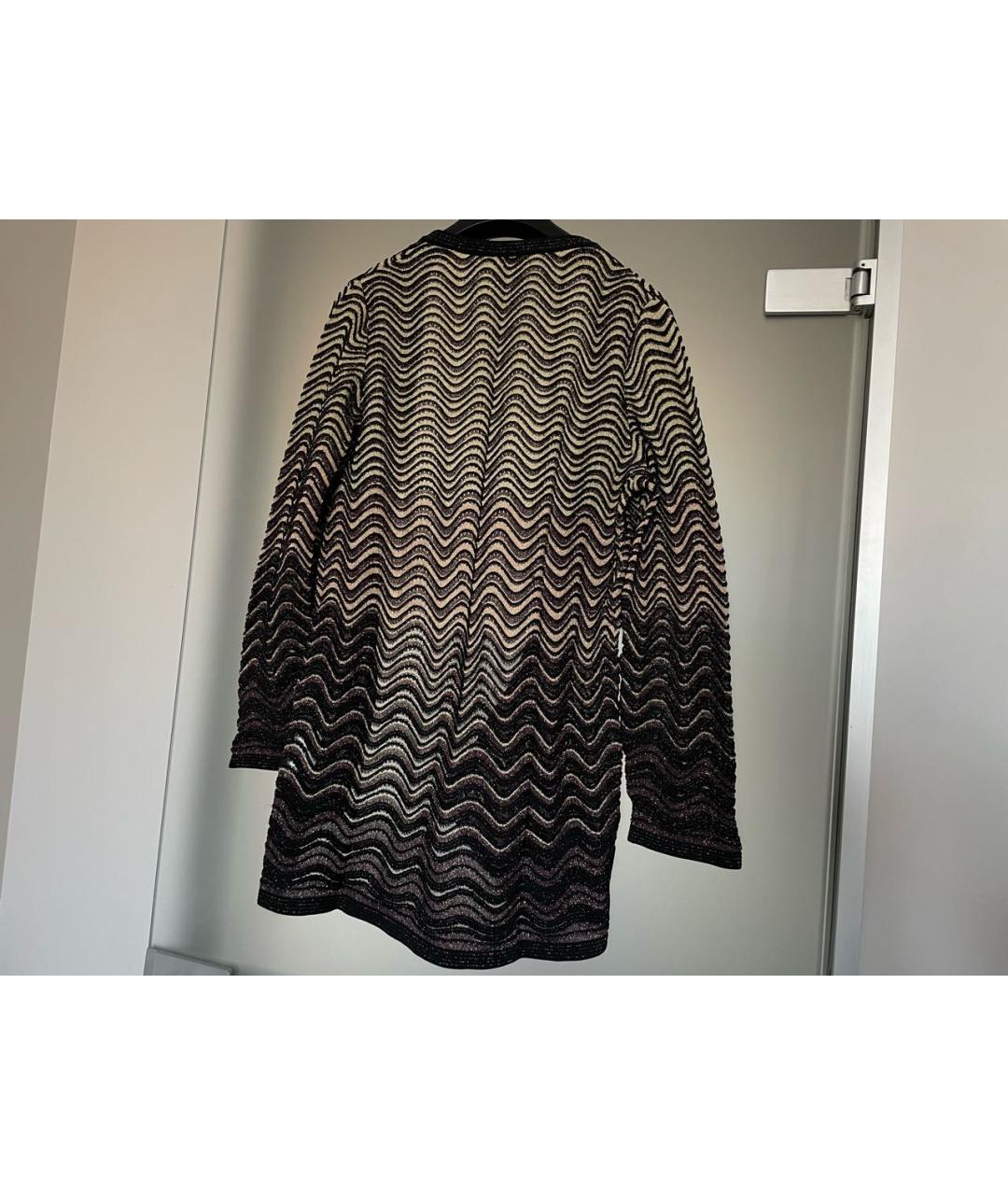 M MISSONI Черный вискозный кардиган, фото 2