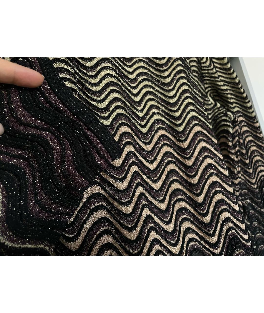 M MISSONI Черный вискозный кардиган, фото 4