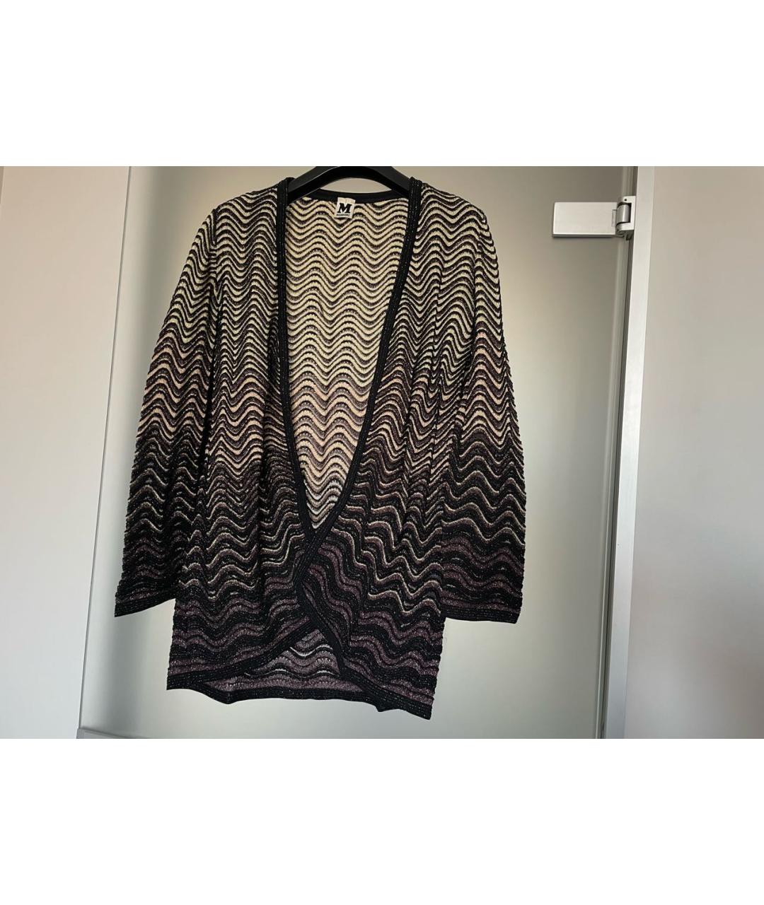 M MISSONI Черный вискозный кардиган, фото 5