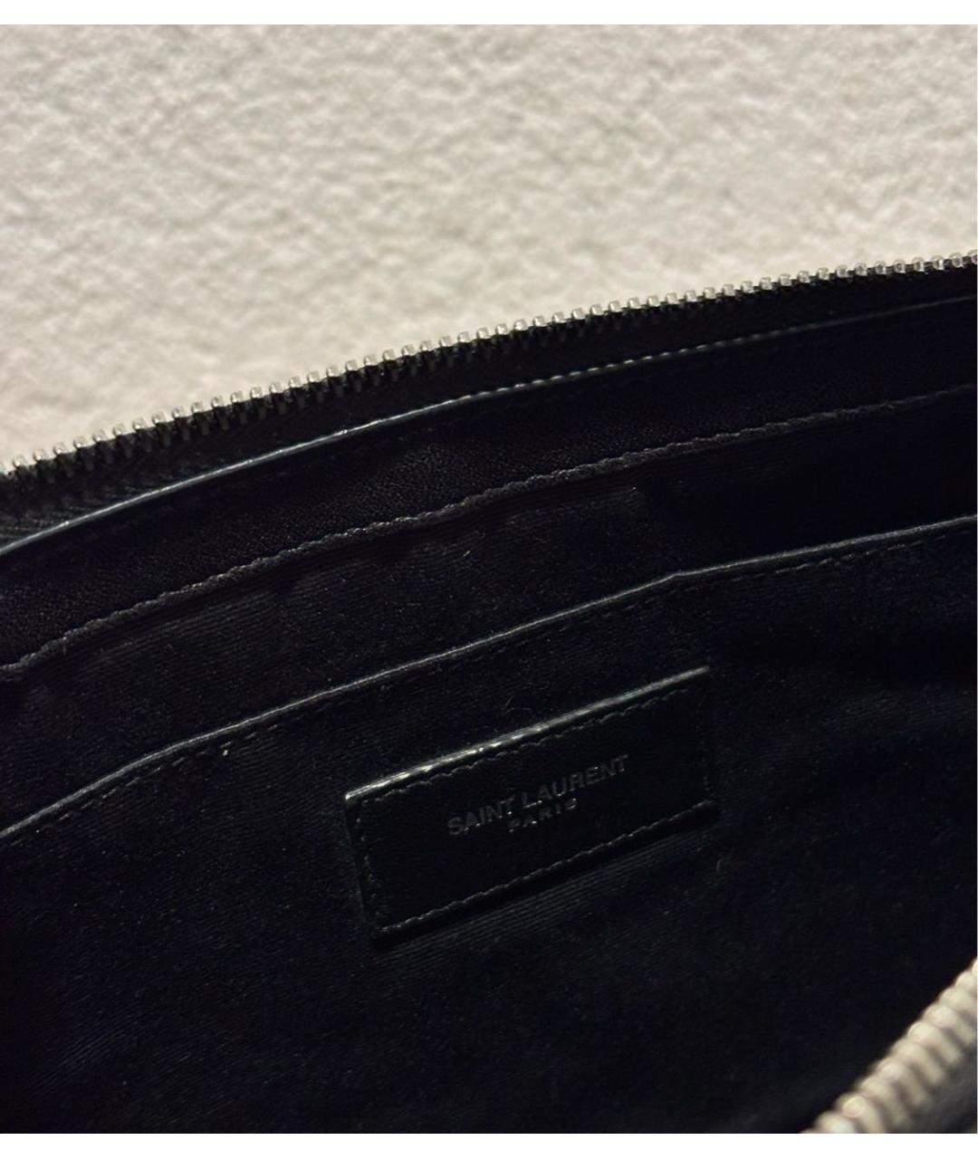SAINT LAURENT Бежевая барсетка, фото 8