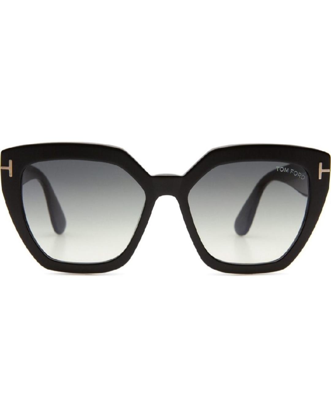 TOM FORD Черные пластиковые солнцезащитные очки, фото 2