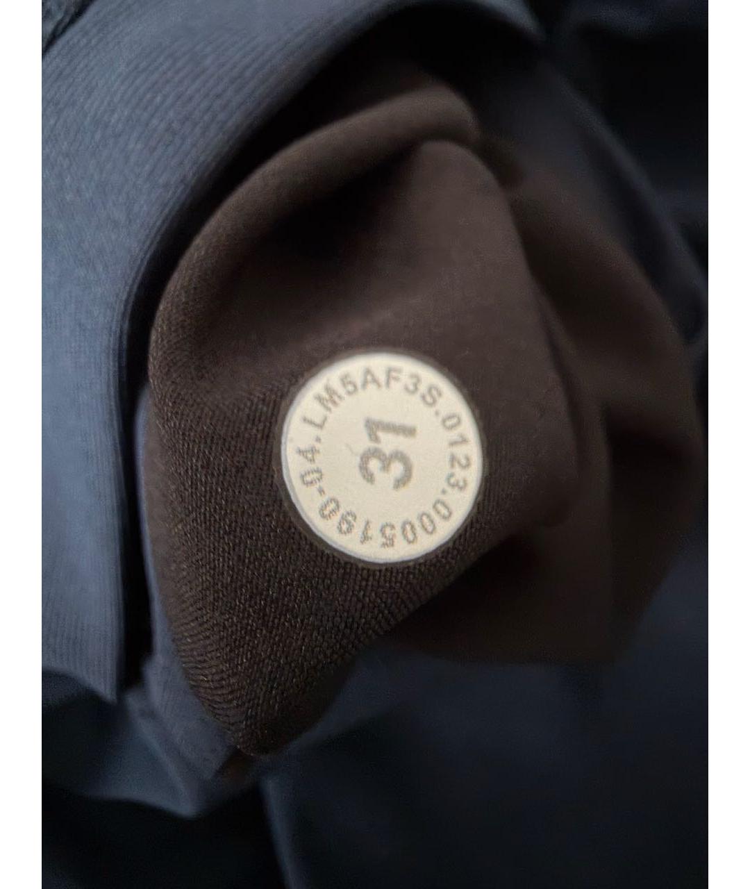 Lululemon Темно-синие нейлоновые классические брюки, фото 8
