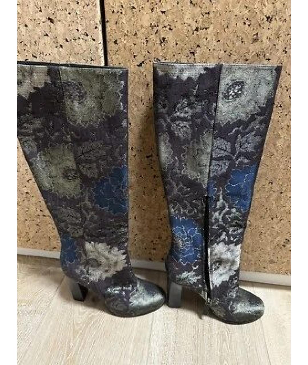 ETRO Серебряные сапоги, фото 3