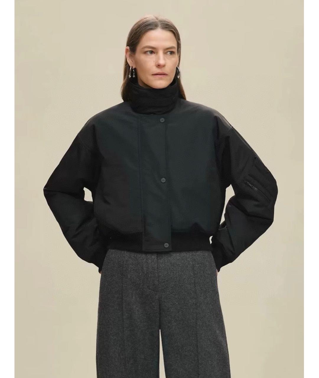 HERMES Черная шерстяная куртка, фото 5