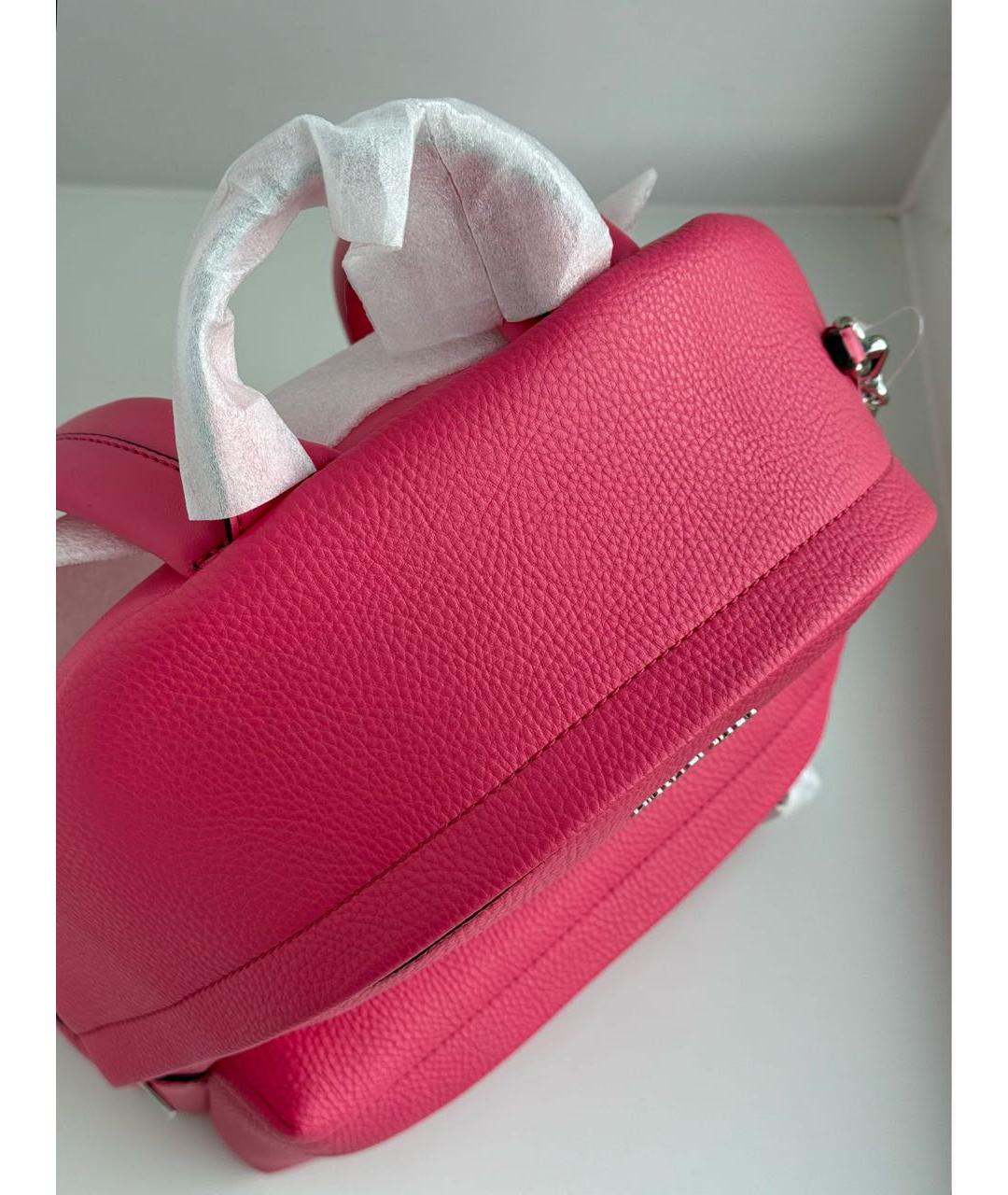 MICHAEL KORS Розовый рюкзак из искусственной кожи, фото 5