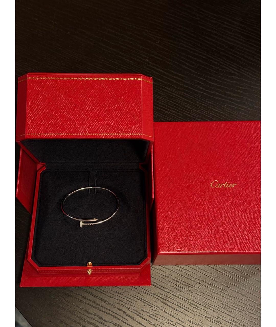 CARTIER Белый браслет из белого золота, фото 3