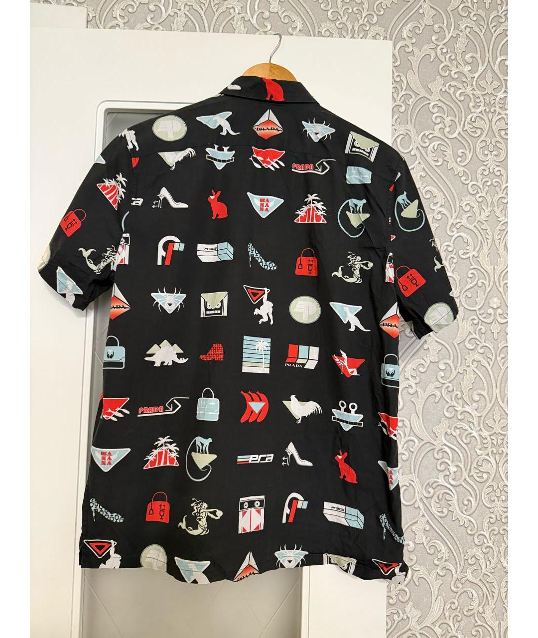 PRADA Мульти хлопковая кэжуал рубашка, фото 2