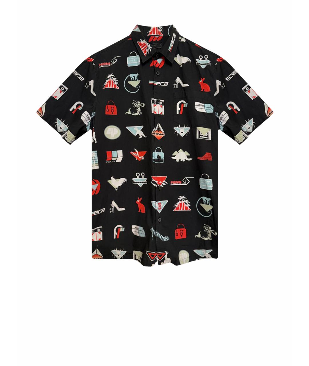 PRADA Мульти хлопковая кэжуал рубашка, фото 1